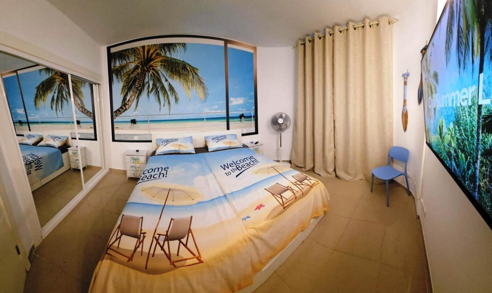 Blue Bay Paradise - Beach Front Apartment With Sea View Playa Paraiso  Esterno foto