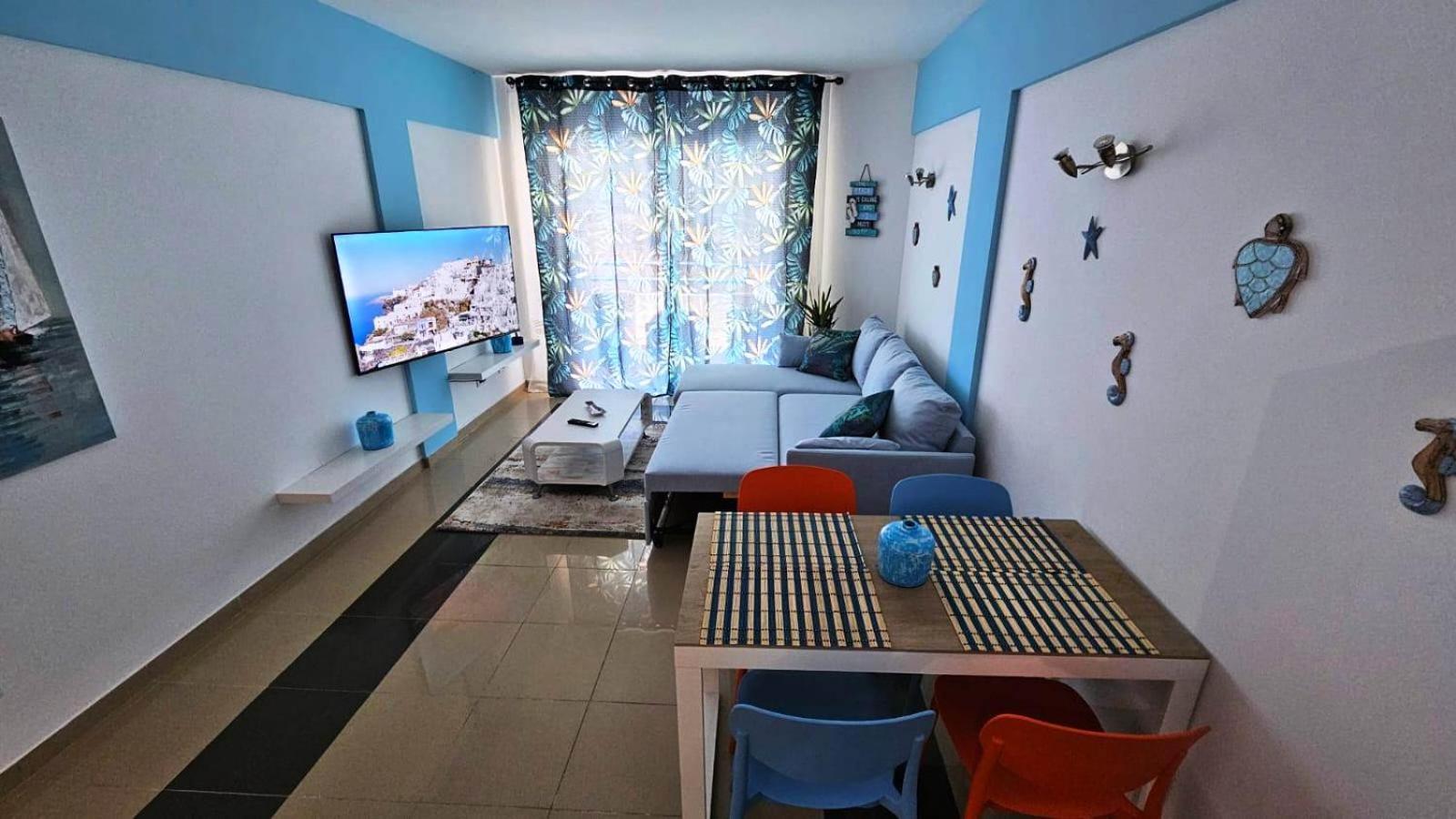 Blue Bay Paradise - Beach Front Apartment With Sea View Playa Paraiso  Esterno foto